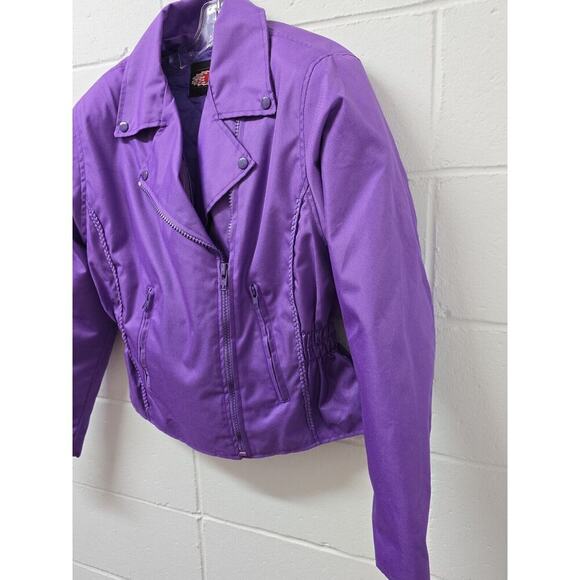 Brand New Zony Size Medium Purple Motorcycle Riding Jacket 💜 - Picture 4 of 9